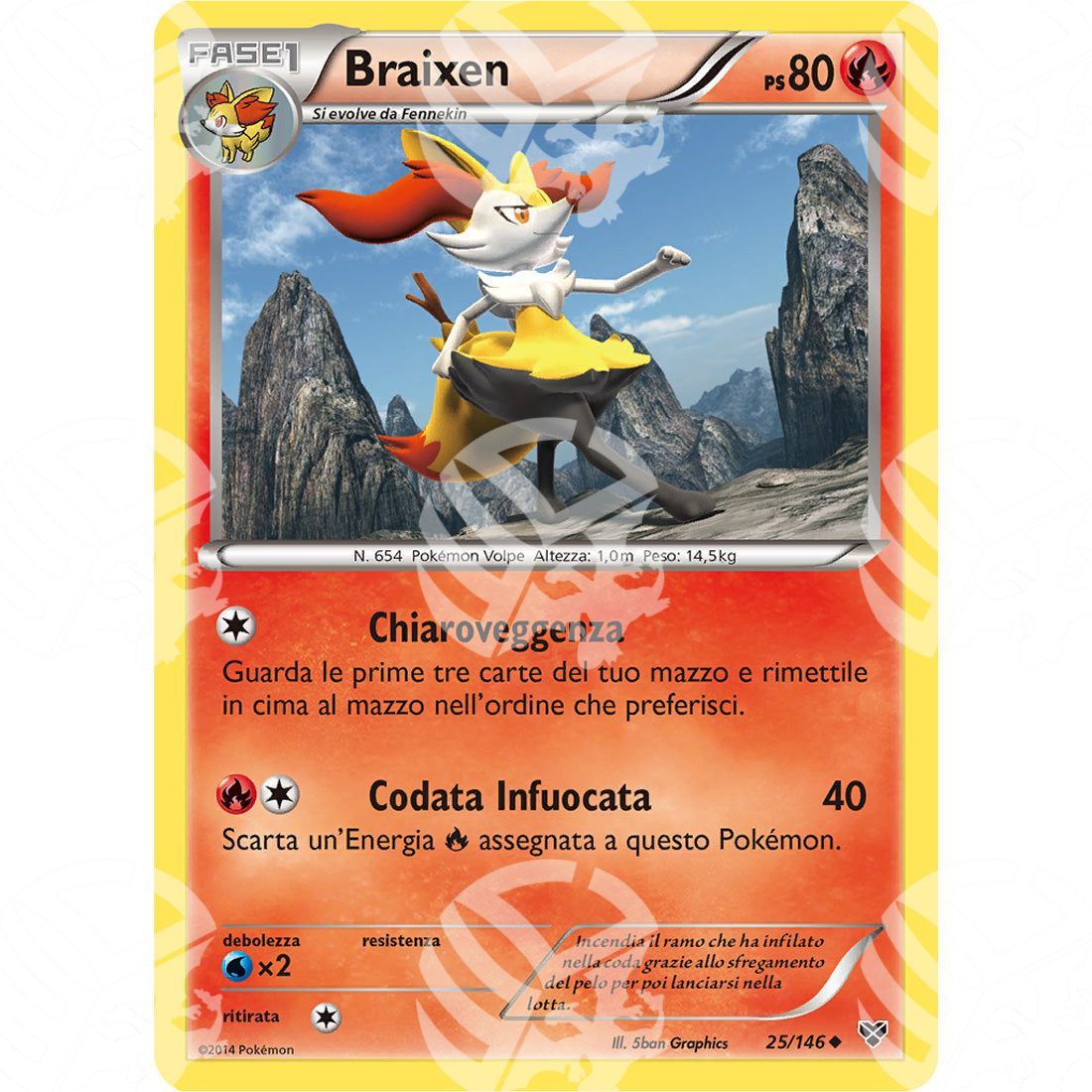 XY - Braixen - 25/146 - Warcard - XY - Braixen - 25/146 i prezzi più bassi sul mercato, solo da www.warcardshop.com! Carte singole, box, buste e mazzi.