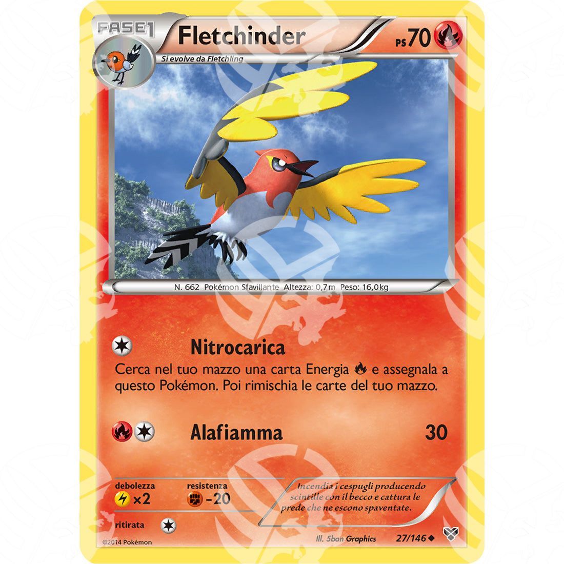 XY - Fletchinder - 27/146 - Warcard - XY - Fletchinder - 27/146 i prezzi più bassi sul mercato, solo da www.warcardshop.com! Carte singole, box, buste e mazzi.