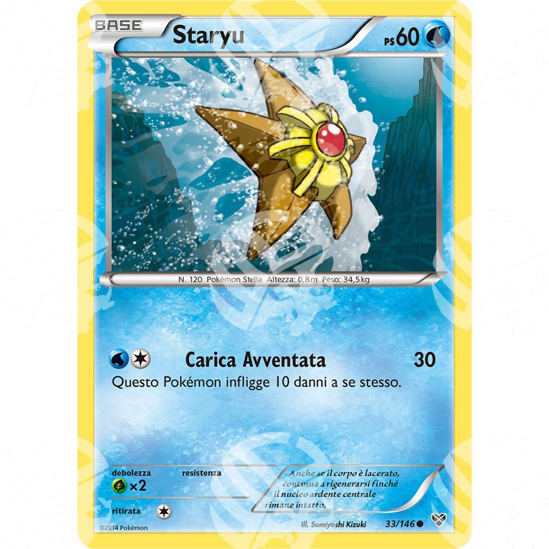 XY - Staryu - 33/146 - Warcard - XY - Staryu - 33/146 i prezzi più bassi sul mercato, solo da www.warcardshop.com! Carte singole, box, buste e mazzi.