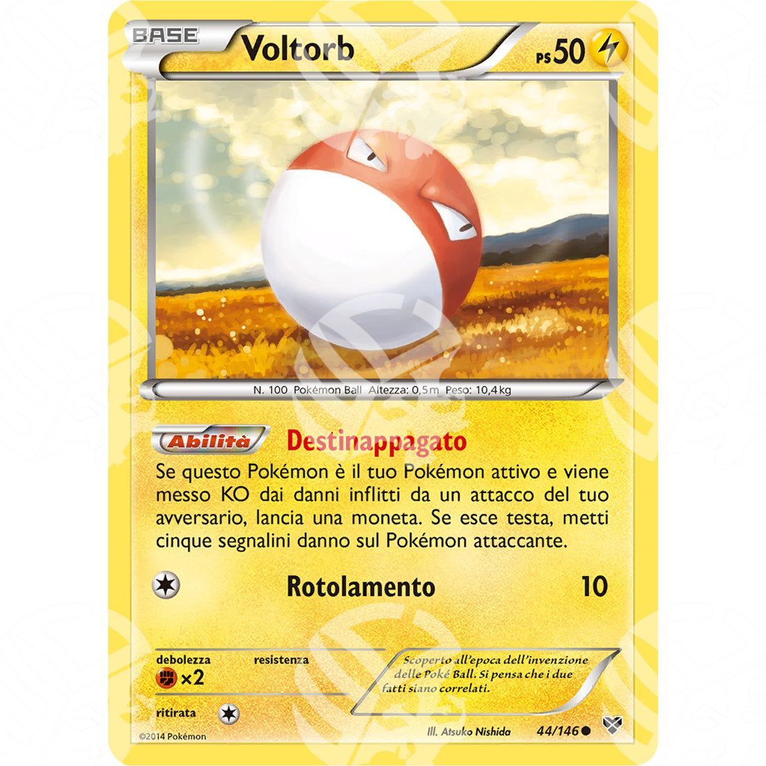 XY - Voltorb - 44/146 - Warcard - XY - Voltorb - 44/146 i prezzi più bassi sul mercato, solo da www.warcardshop.com! Carte singole, box, buste e mazzi.