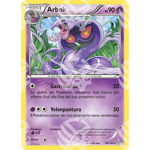 XY - Arbok - 48/146 - Warcard - XY - Arbok - 48/146 i prezzi più bassi sul mercato, solo da www.warcardshop.com! Carte singole, box, buste e mazzi.