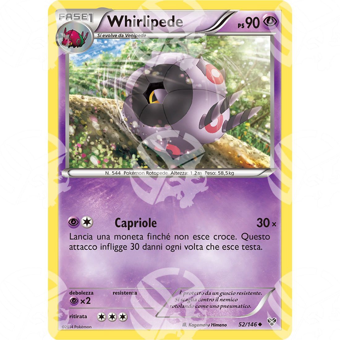 XY - Whirlipede - 52/146 - Warcard - XY - Whirlipede - 52/146 i prezzi più bassi sul mercato, solo da www.warcardshop.com! Carte singole, box, buste e mazzi.