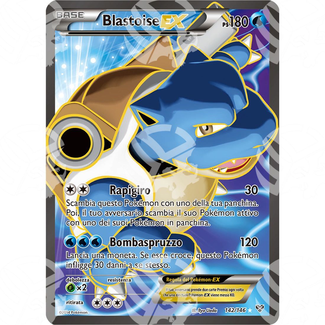 XY - Blastoise EX - Full-Art 142/146 - Warcard - XY - Blastoise EX - Full-Art 142/146 i prezzi più bassi sul mercato, solo da www.warcardshop.com! Carte singole, box, buste e mazzi.