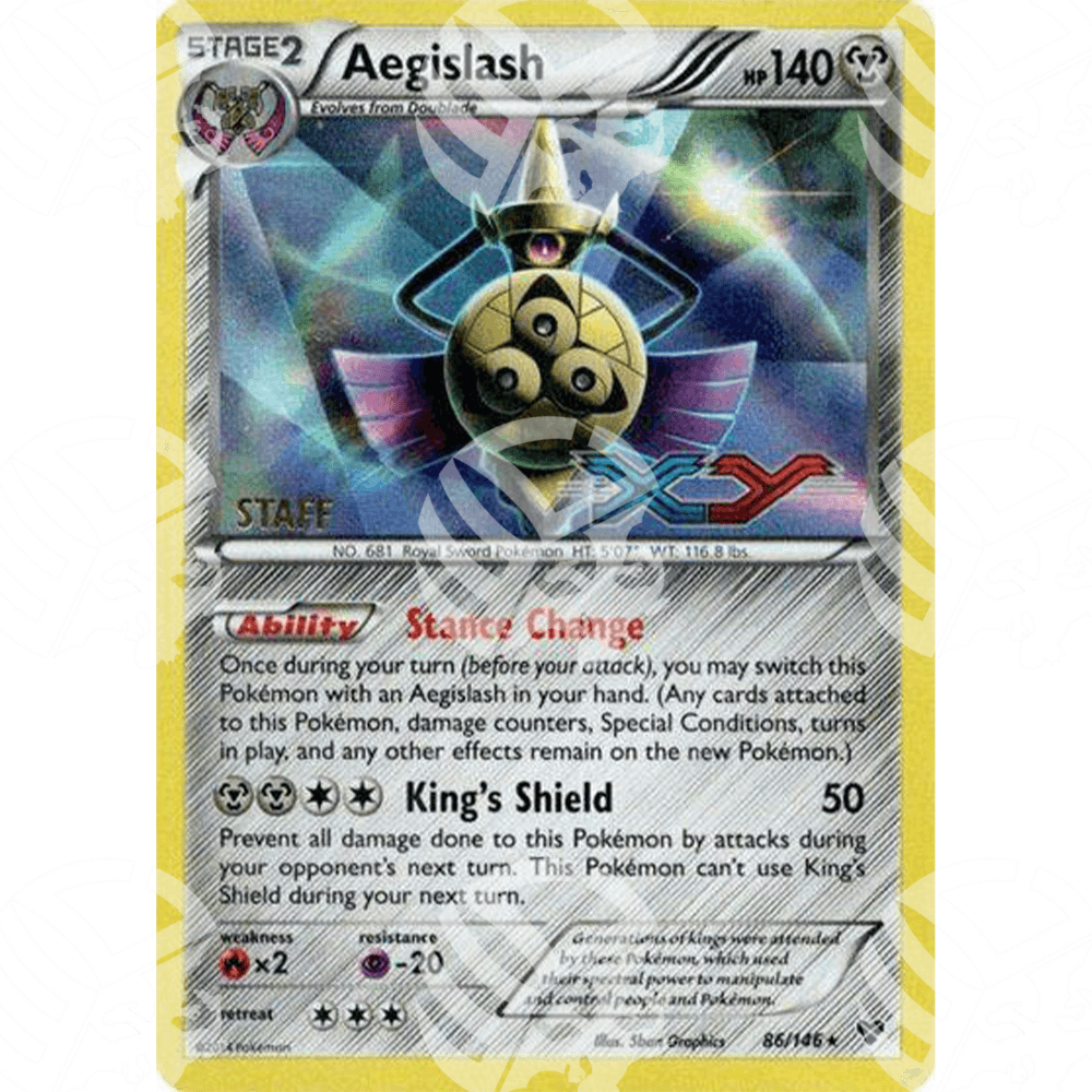 Black Star Promos - XY - Aegislash - Prerelease 86/146 - Warcard - Black Star Promos - XY - Aegislash - Prerelease 86/146 i prezzi più bassi sul mercato, solo da www.warcardshop.com! Carte singole, box, buste e mazzi.