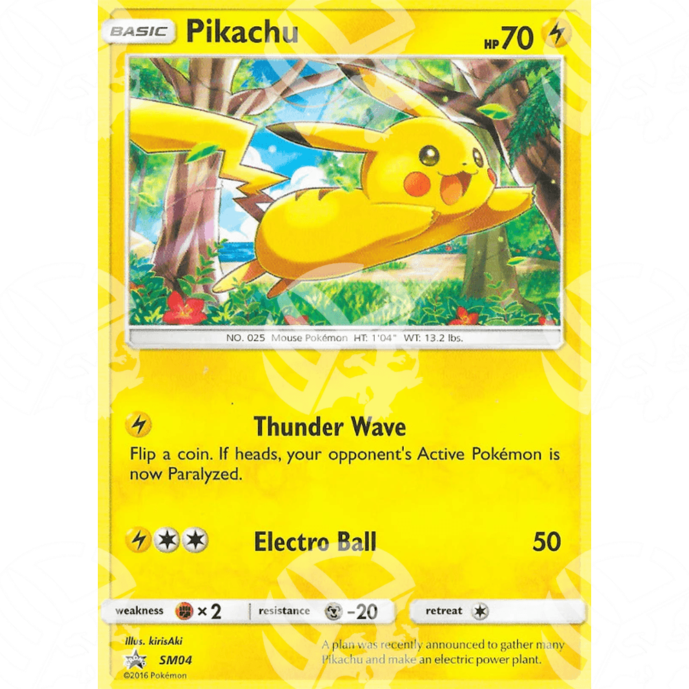 Black Star Promos - SM - Pikachu - Sequin Holo Promo SM04 - Warcard - Black Star Promos - SM - Pikachu - Sequin Holo Promo SM04 i prezzi più bassi sul mercato, solo da www.warcardshop.com! Carte singole, box, buste e mazzi.