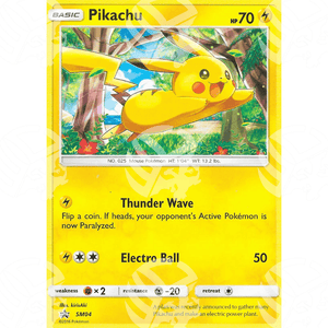 Black Star Promos - SM - Pikachu - Holo Promo SM04 - Warcard - Black Star Promos - SM - Pikachu - Holo Promo SM04 i prezzi più bassi sul mercato, solo da www.warcardshop.com! Carte singole, box, buste e mazzi.