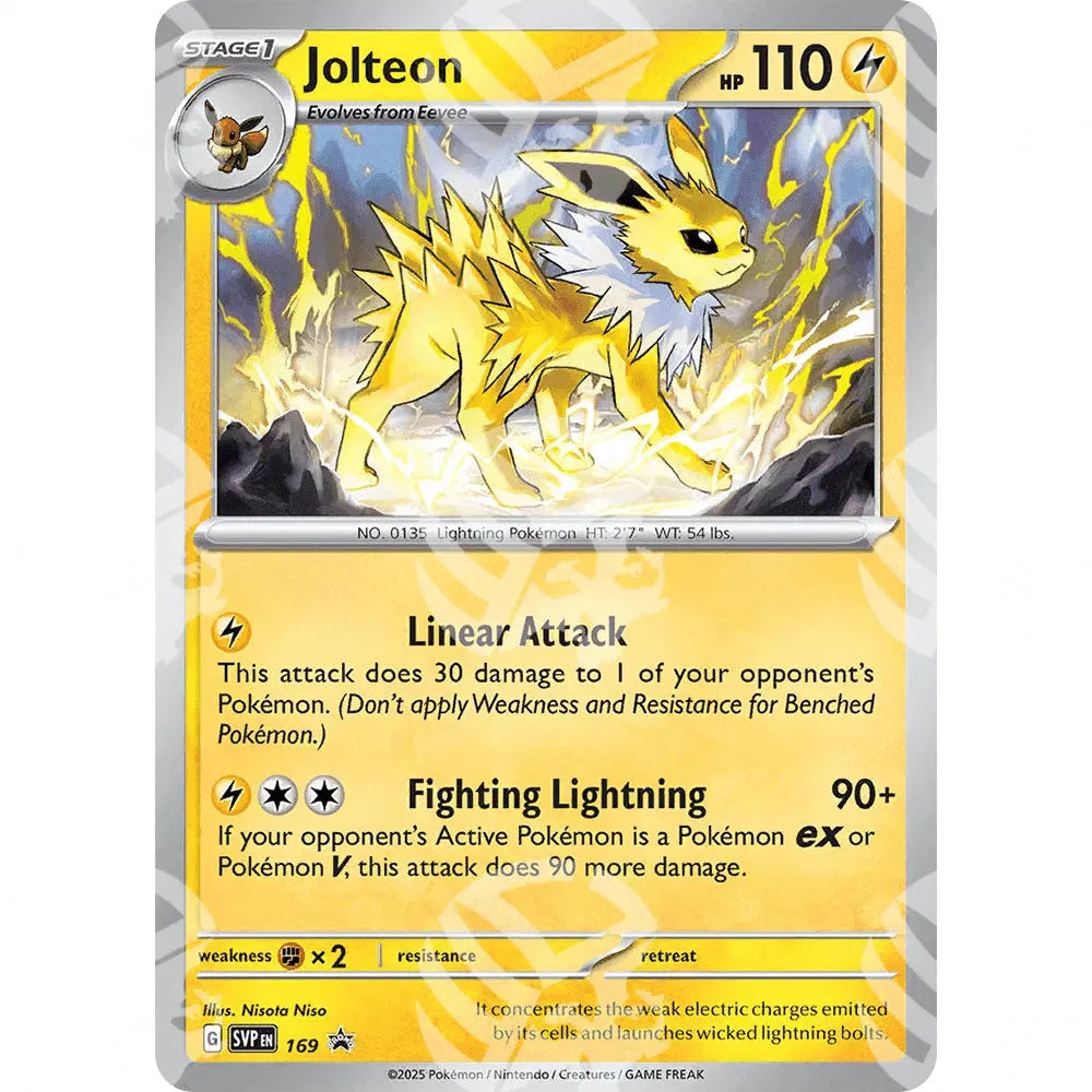 Promo Scarlatto & Violetto - SVP - Jolteon - 169 - Warcard