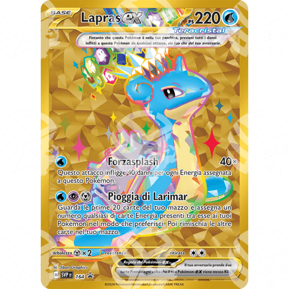 Promo Scarlatto & Violetto - SVP - Lapras ex - SVP 164