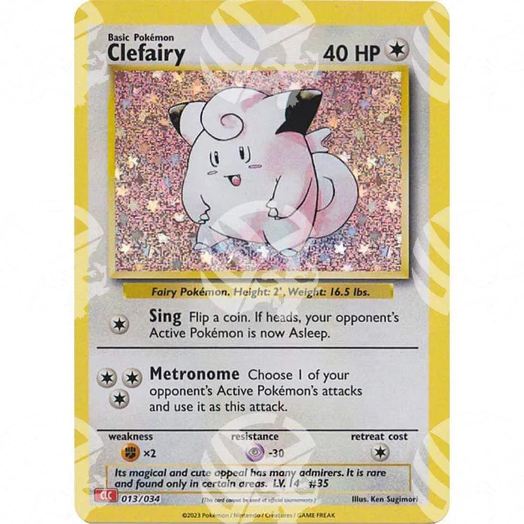 Classic: Charizard & Ho-Oh - Clefairy - 013/034 - Warcard