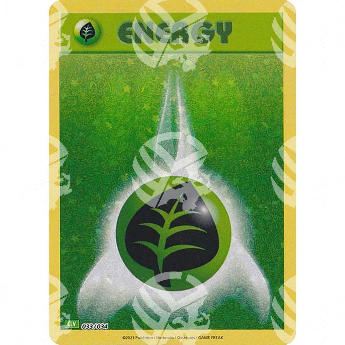 Classic: Venusaur & Lugia - Grass Energy - 033/034 - Warcard