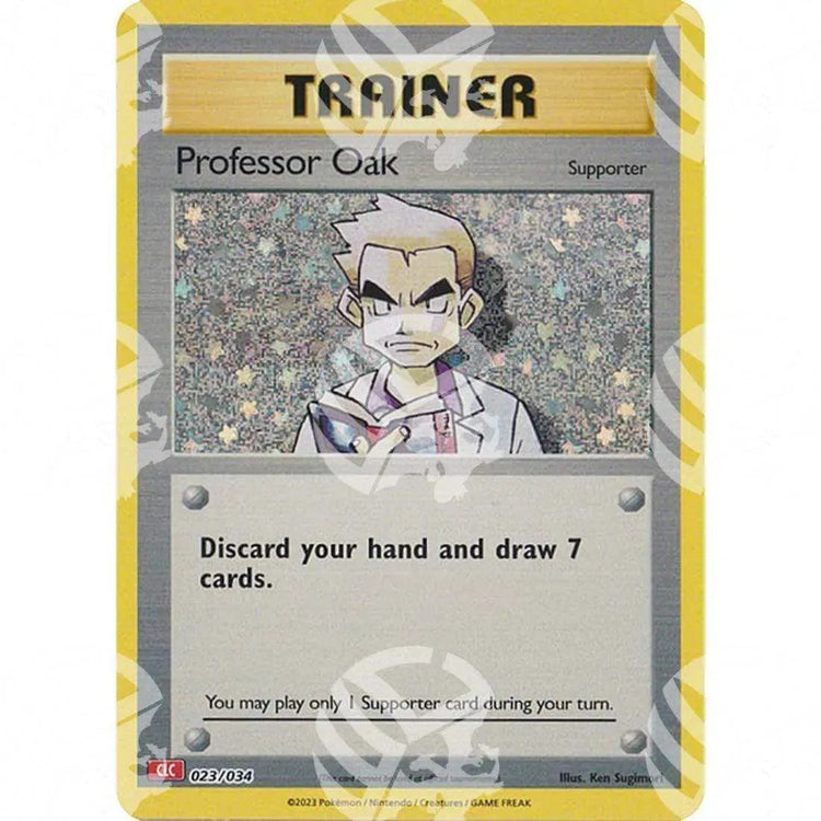 Classic: Charizard & Ho-Oh - Professor Oak - 023/034 - Warcard