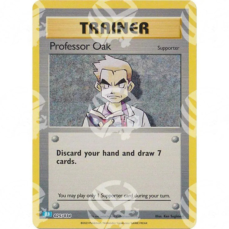 Classic: Blastoise & Suicune - Professor Oak - 025/034 - Warcard