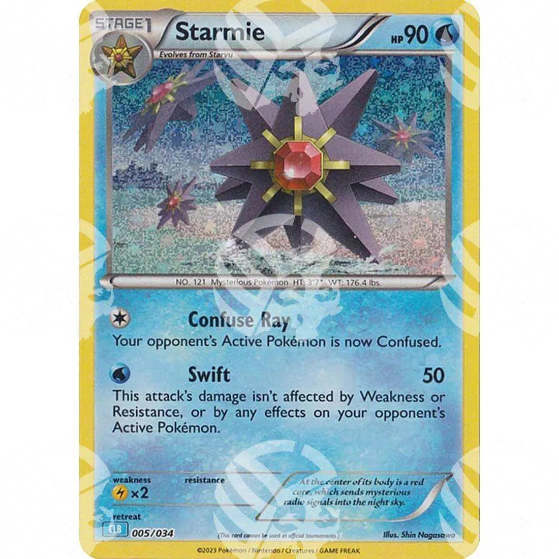 Classic: Blastoise & Suicune - Starmie - 005/034 - Warcard