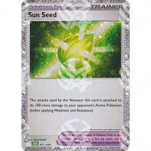 Classic: Venusaur & Lugia - Sun Seed - 027/034 - Warcard