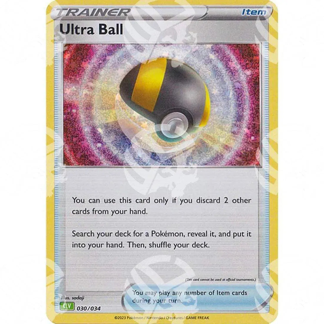 Classic: Venusaur & Lugia - Ultra Ball - 030/034 - Warcard