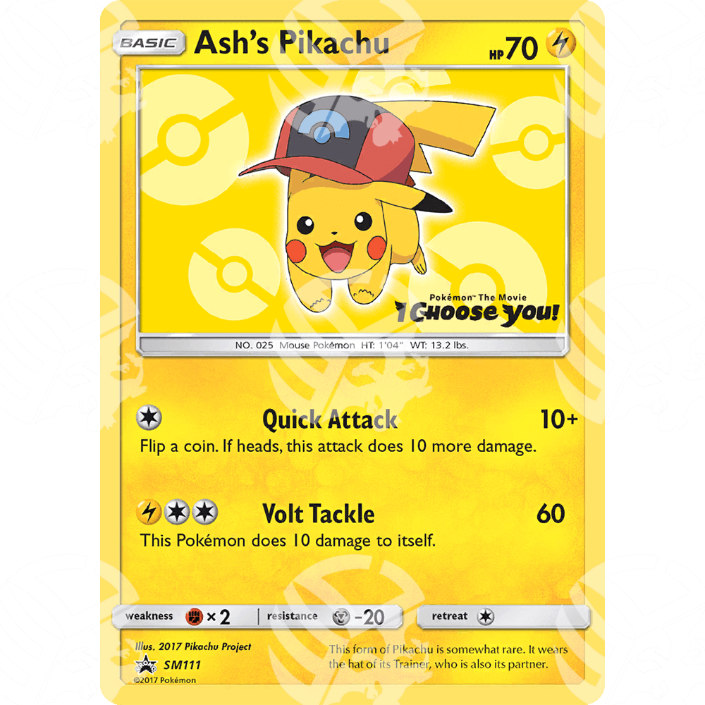 Black Star Promos - SM - Ash's Pikachu - Non Holo Promo SM111 - Warcard - Black Star Promos - SM - Ash's Pikachu - Non Holo Promo SM111 i prezzi più bassi sul mercato, solo da www.warcardshop.com! Carte singole, box, buste e mazzi.