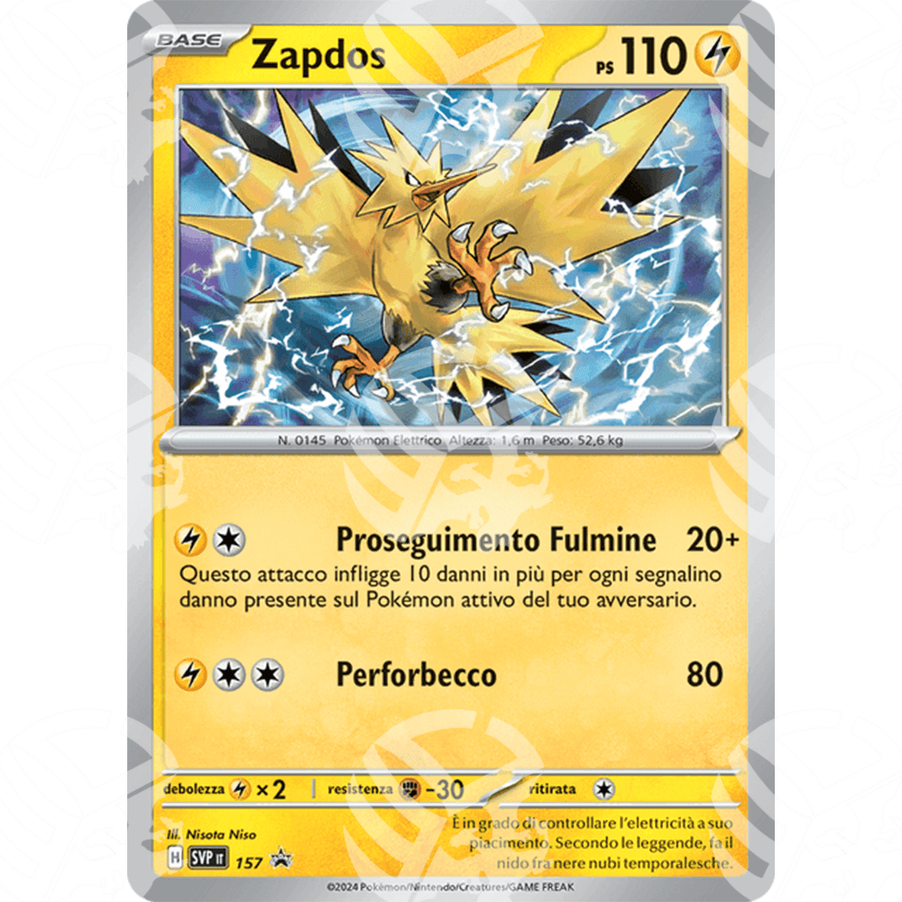 Promo Scarlatto & Violetto - SVP - Zapdos - Cosmos Holo | 157